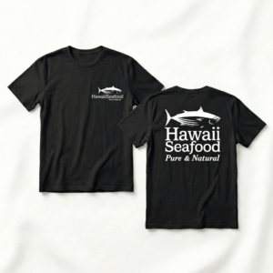 Hawaii Seafood "Pure & Natural" Tee - Black